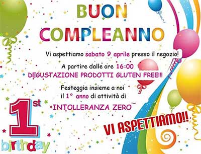 Evento - Primo Compleanno